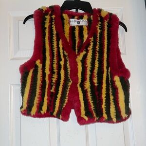 VINTAGE Bergama Fine Furs Vintage Rabbit Fur Vest